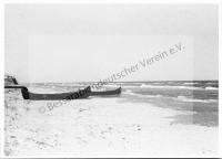  Postkarte - Winterliche Stille in Bad Burnas am Schwarzen Meer 1938