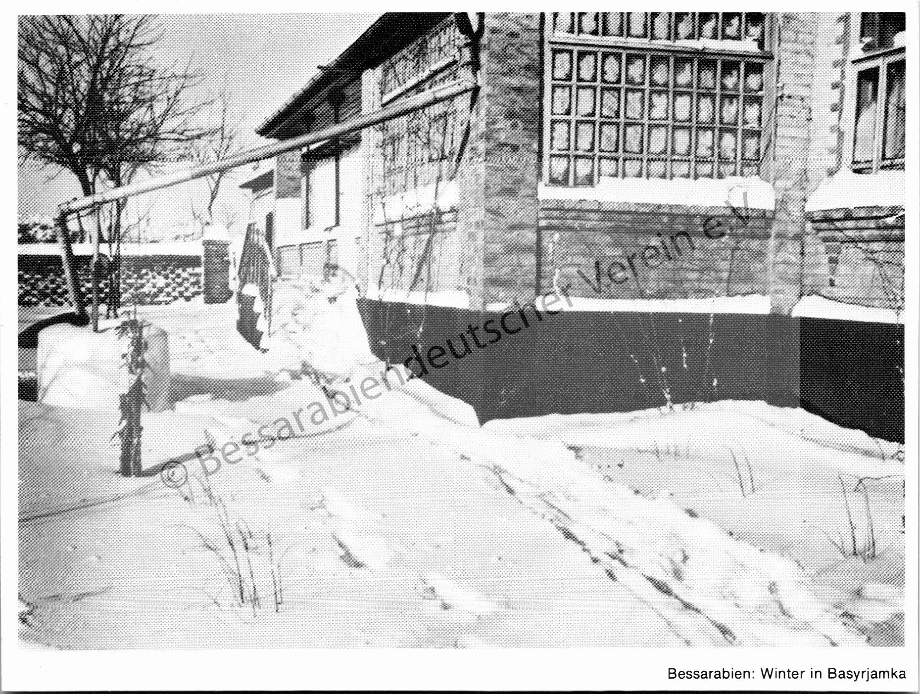 Postkarte - Winter in Basyrjamka