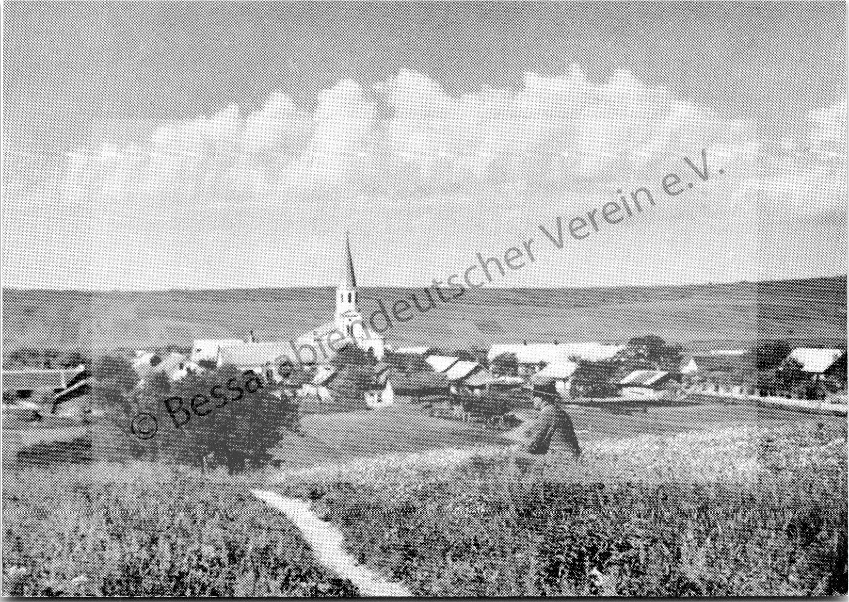 Postkarte - Blick auf Leipzig