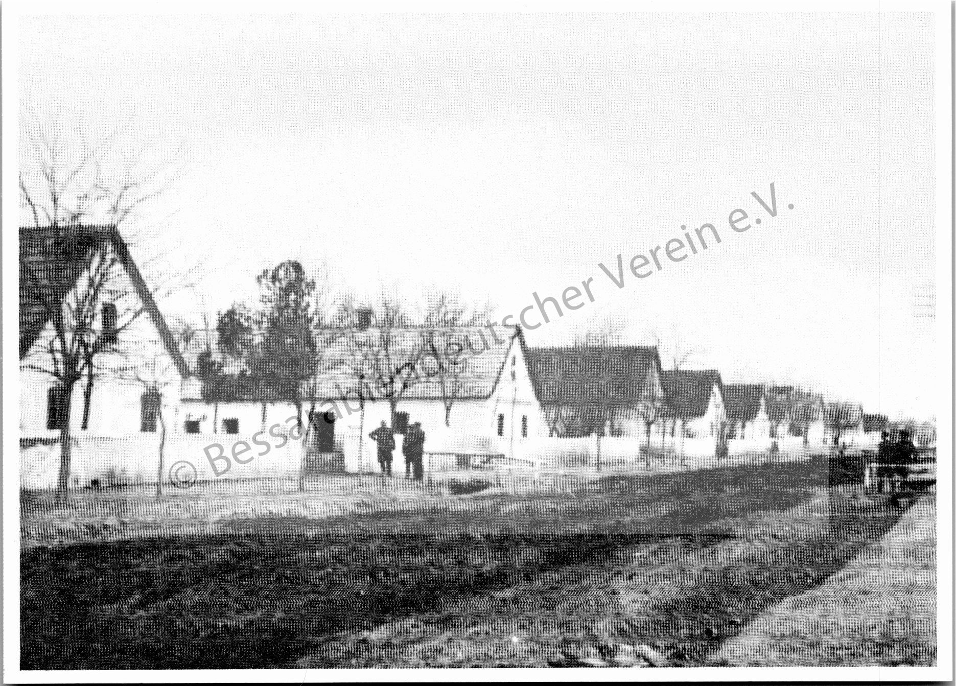 Postkarte - Gemeinde Katzbach, Teilansicht