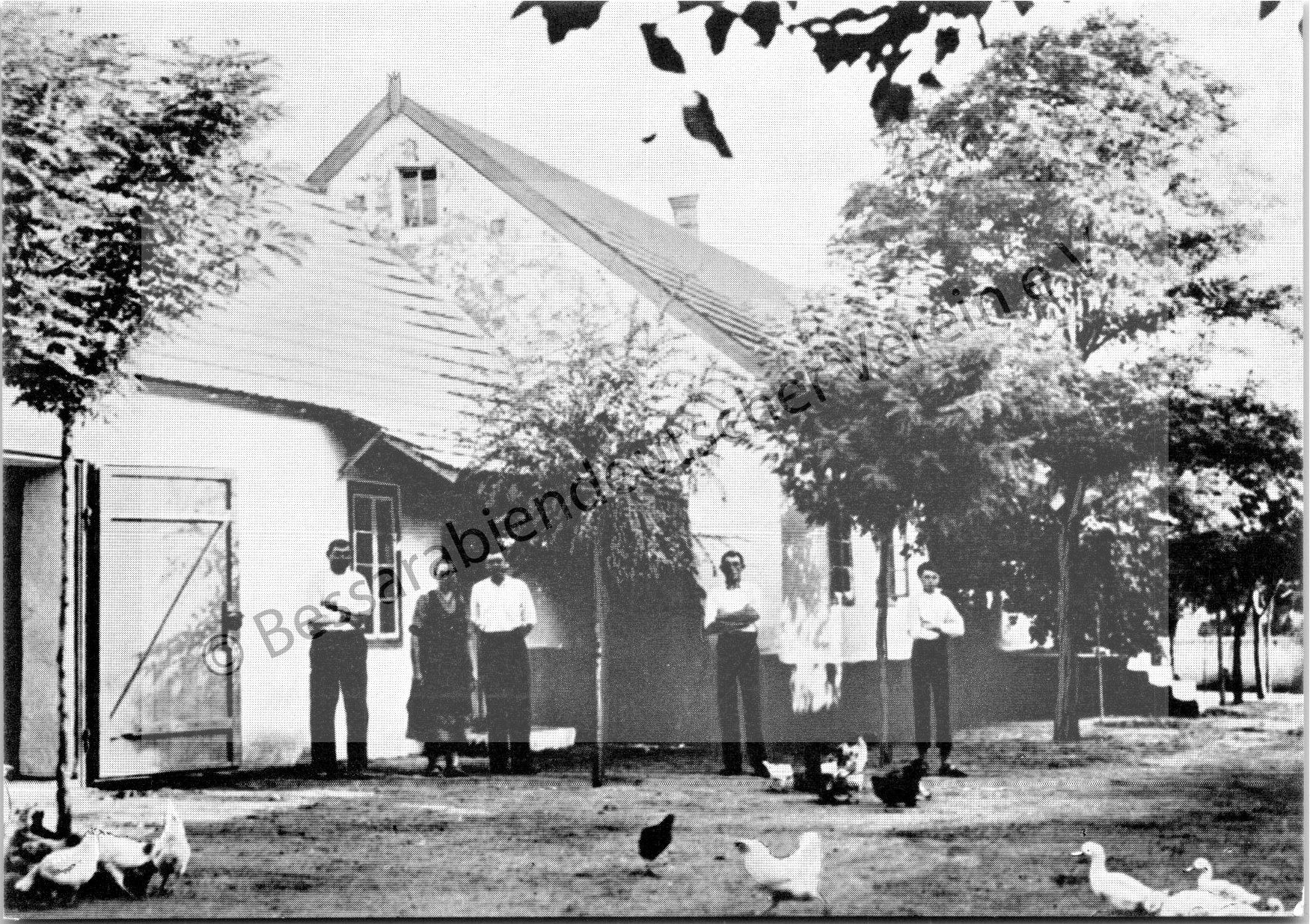 Postkarte - Bauernhof in Teplitz