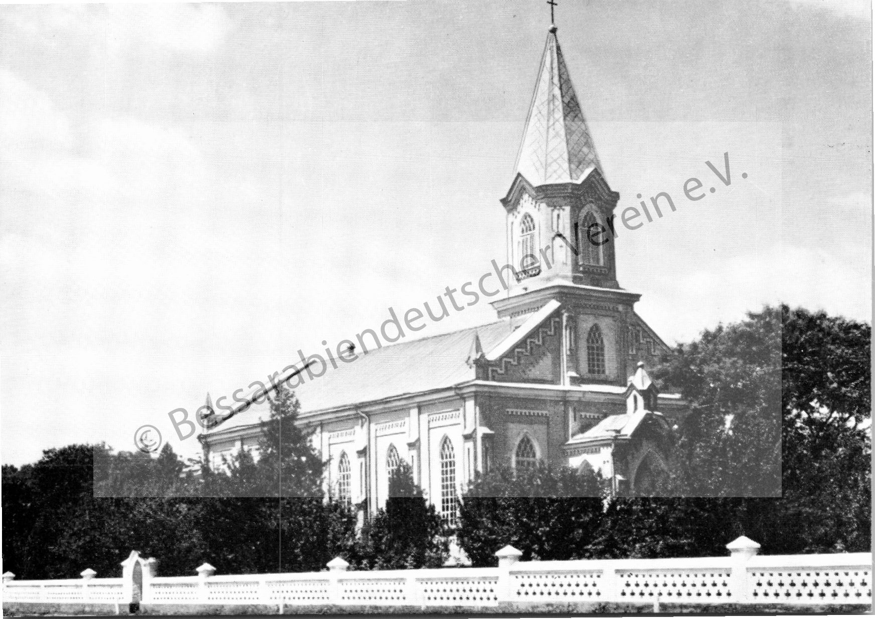 Postkarte - Ev. luth. Kirche in Lichtental