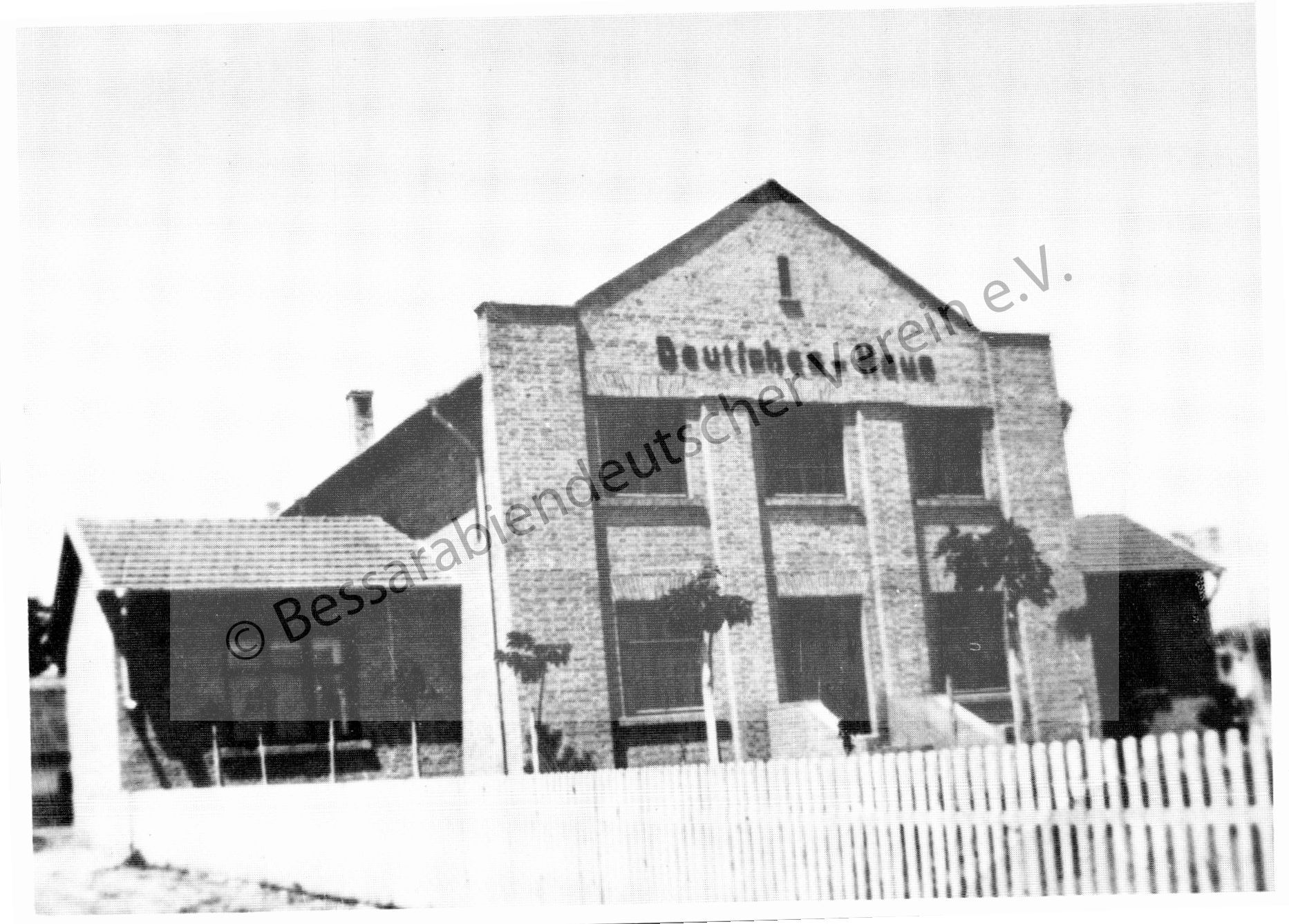 Postkarte - Deutsches Haus in Neu-Posttal