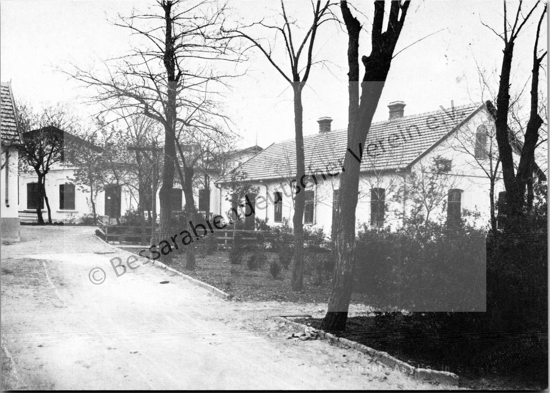 Postkarte - Das Krankenhaus in Sarata