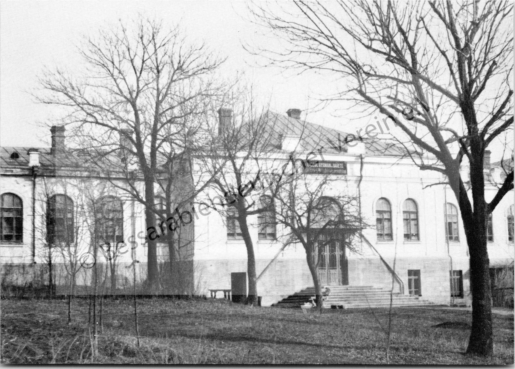Postkarte - Deutsches Knabengymnasium in Tarutino