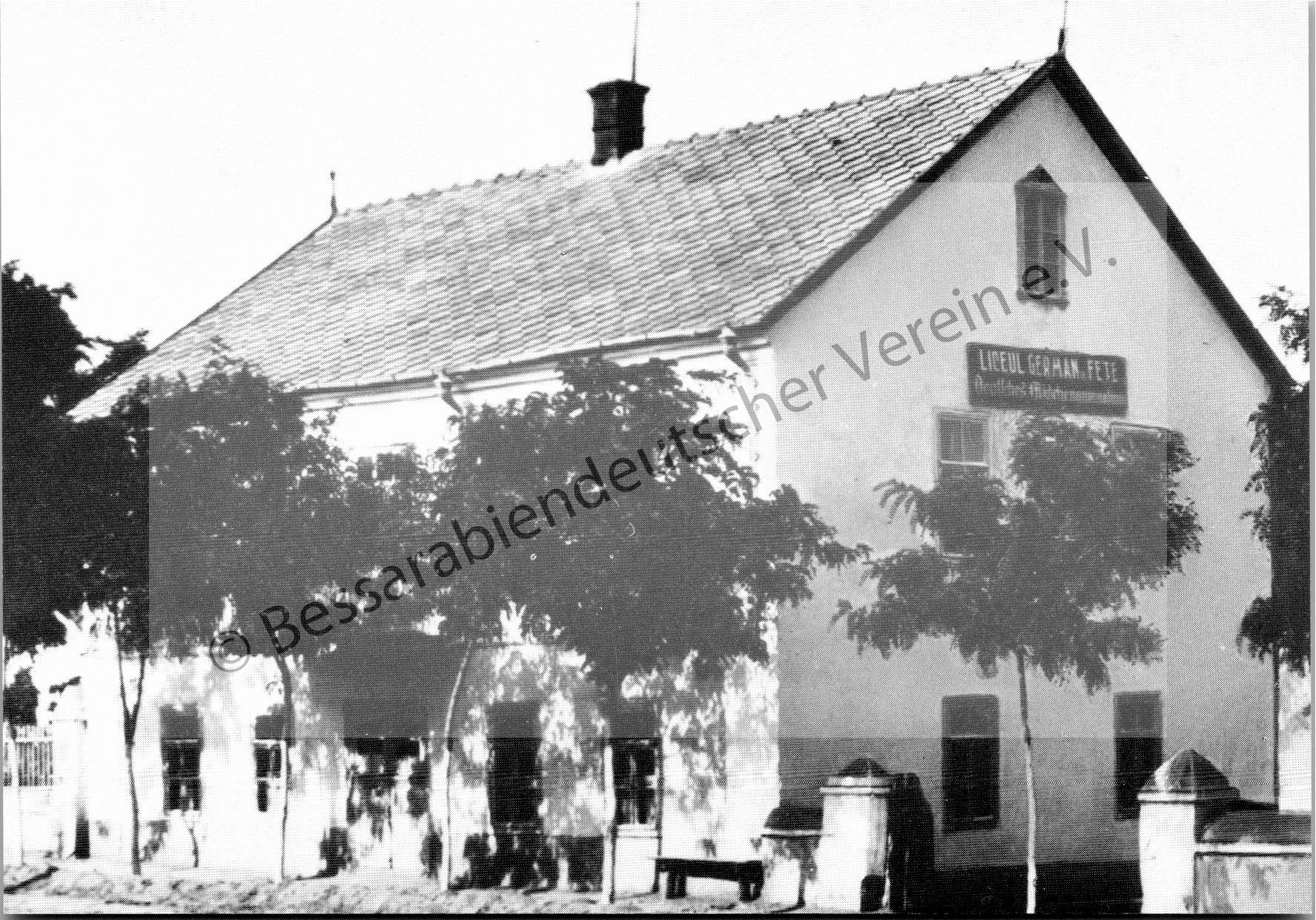 Postkarte - Deutsches Mädchengymnasium Tarutino