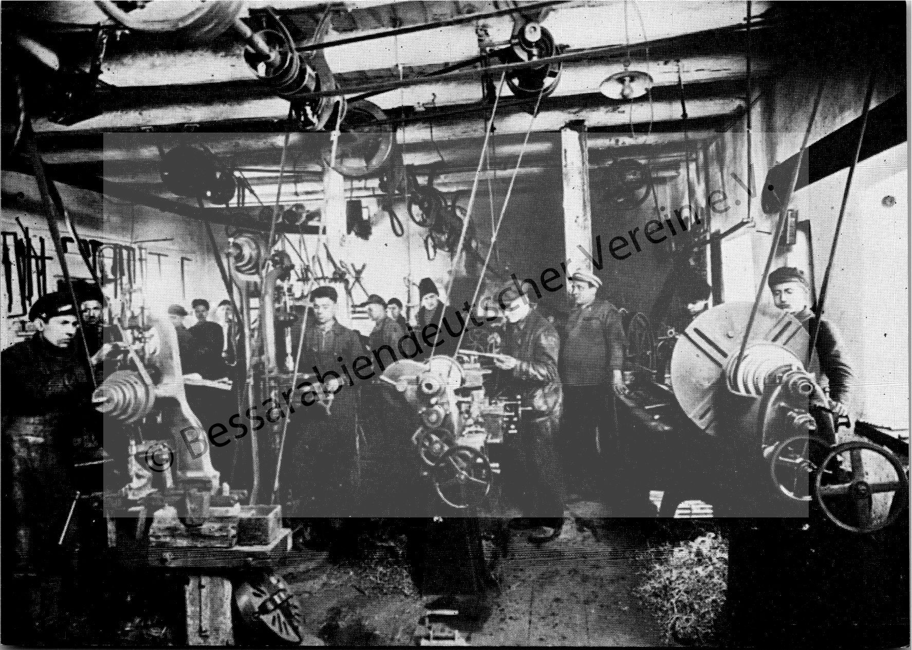 Postkarte - Maschinenfabrik in Sarata