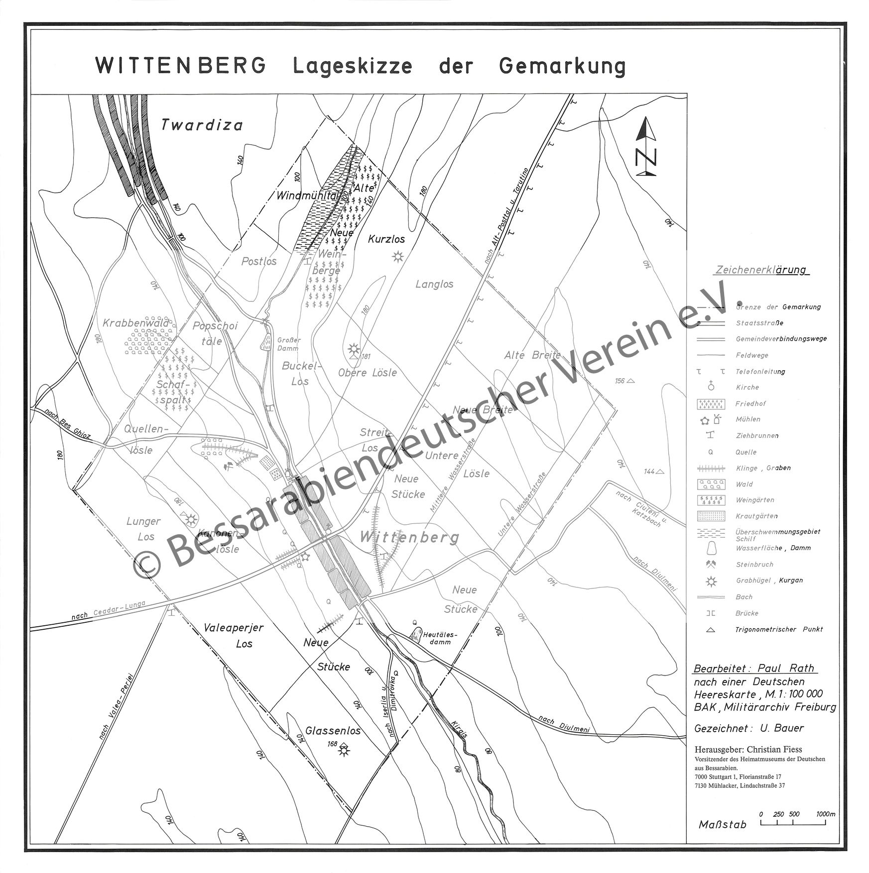 Wittenberg, Gemarkung, 50 x 50