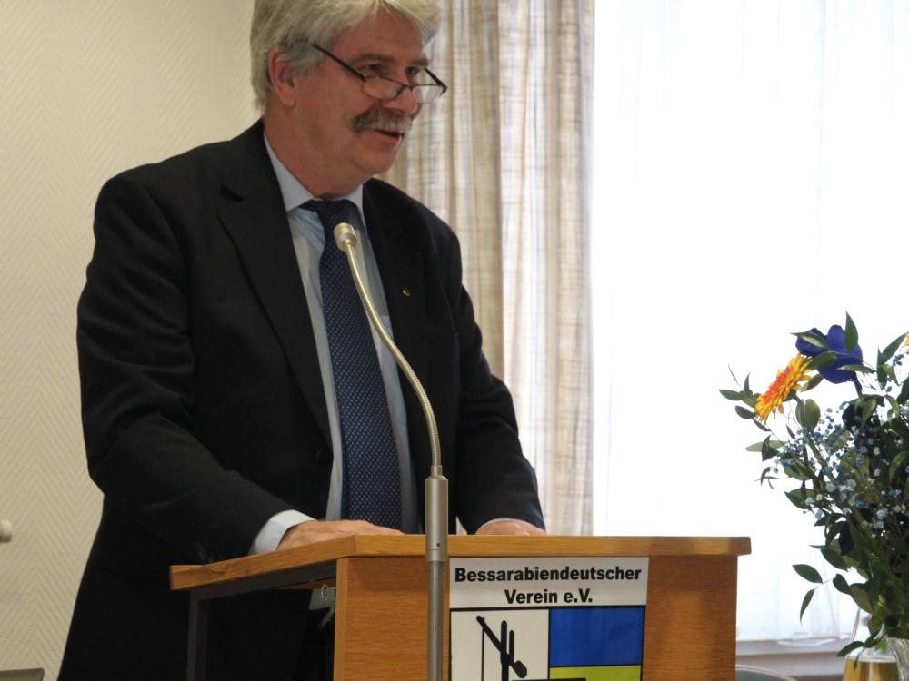 Hartmut Liebscher, Vorsitzender des BdV Baden-Württemberg, Foto: Matthias Busch