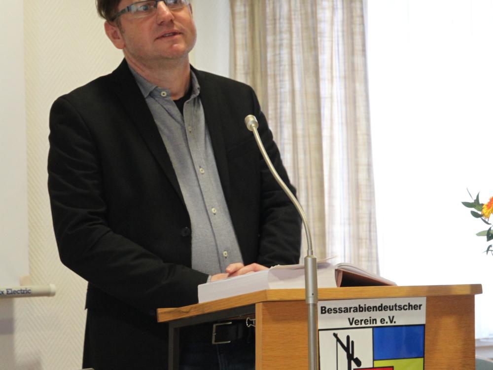 Jürgen Harich, Bundesvorsitzender der Donauschwaben, Foto: Matthias Busch