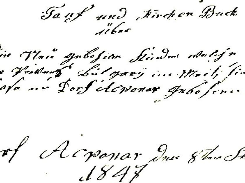 Tauf- und Kirchen-Buch