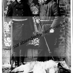 Postkarte - Der letzte von deutschen Jägern aus Baimaklia erlegte Wolf