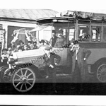 Postkarte - Erster Omnibusverkehr von Tarutino über Sarata nach Akkerman ca. 1912