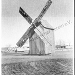 Postkarte - Basyrjamka, Windmühle auf dem Gutshof eines deutschen Bauern
