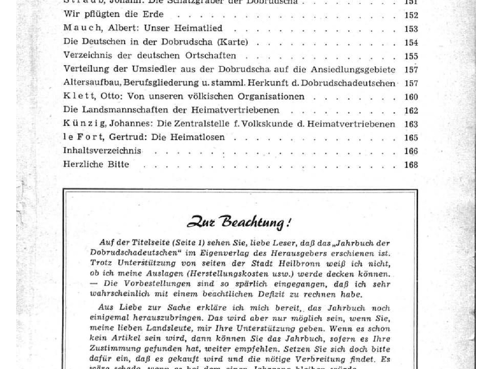 Inhaltsverzeichnis