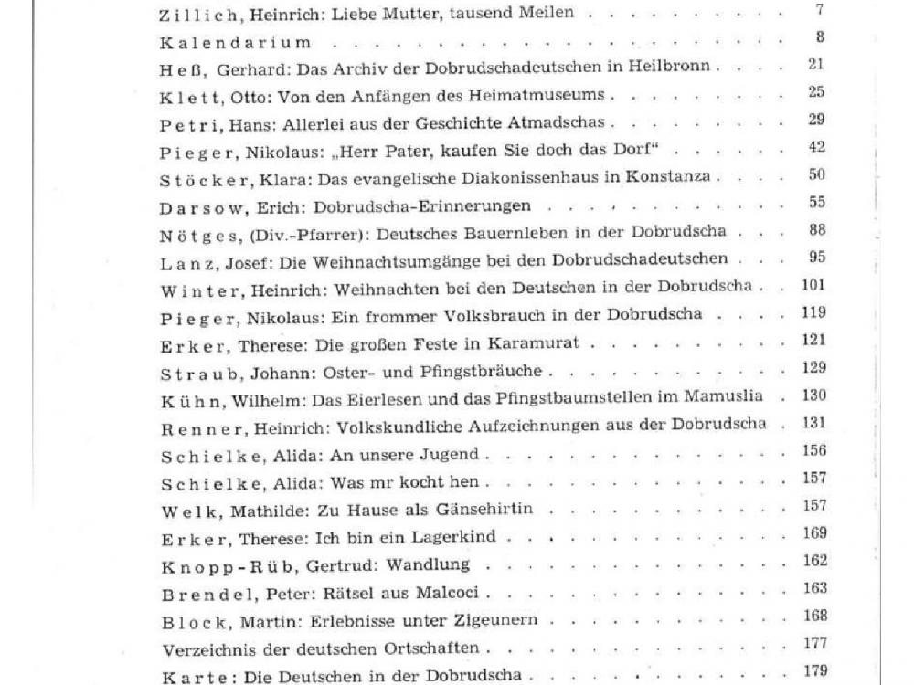 Inhaltsverzeichnis