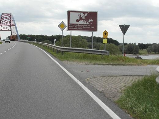 Die Elbbrücke bei Dömitz