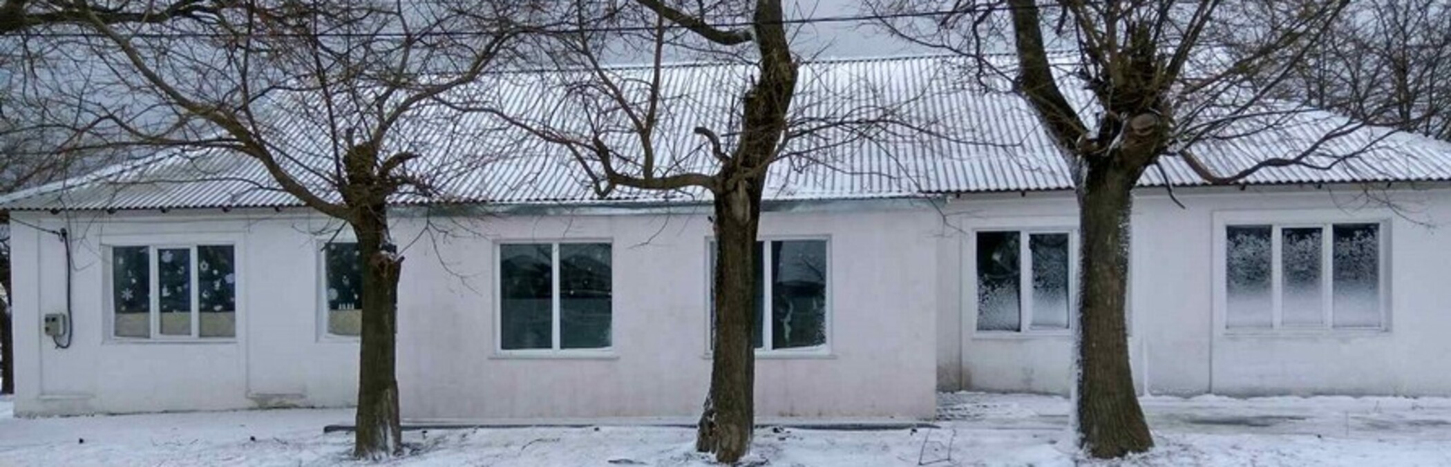 Das Kulturhaus in Seimeny im Winter 2019
