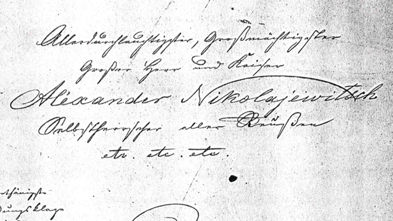 Der Tarutinoer Kolonist Johann Gerling bittet um Scheidung von seiner Ehefrau