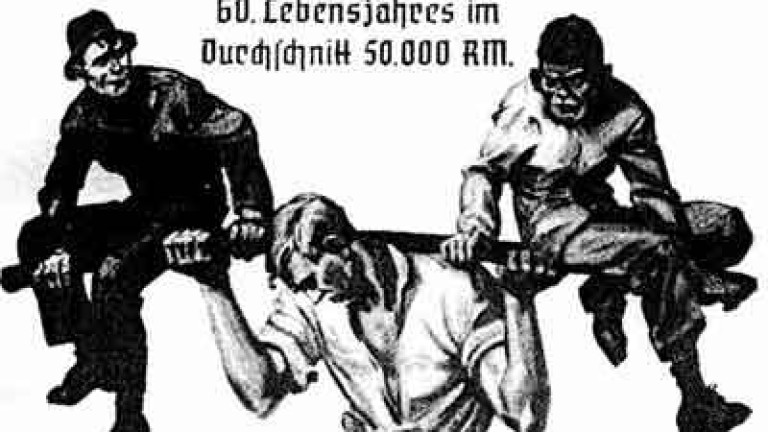 Plakat des Reichsn&auml;hrstands von 1936 zur Rassenhygiene