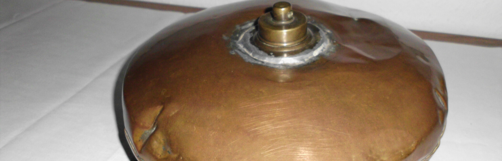 Dank kupferner Wärmflasche ein warmes Bett zur kalten Jahreszeit