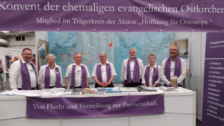 Am Stand des Konvents der ehemaligen evangelischen Ostkirchen e.V