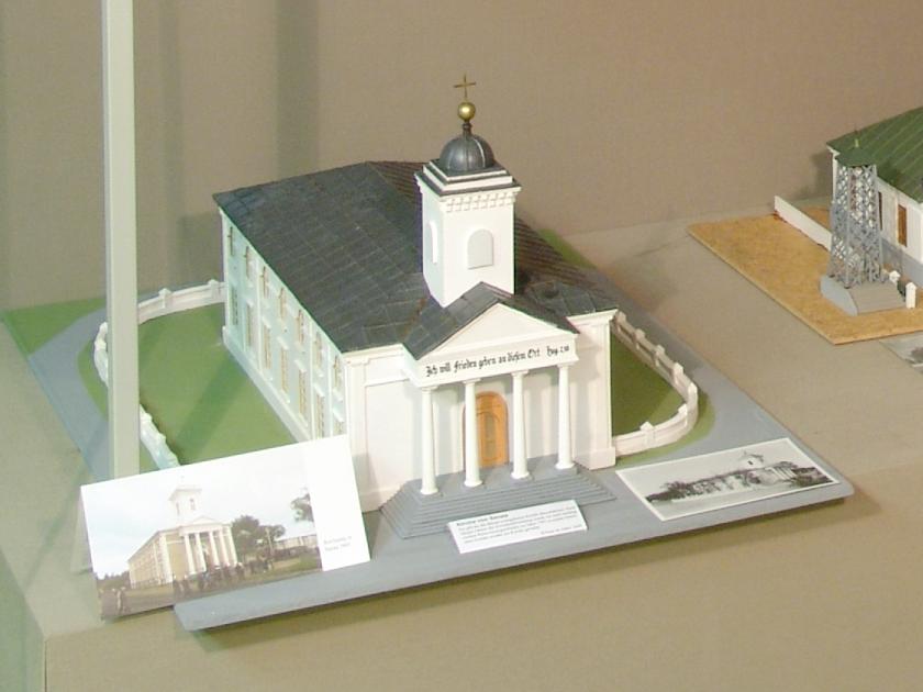 Modell der Kirche von Sarata