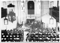  Postkarte - Kirche in Friedenstal, Festgottesdienst Synode 1939