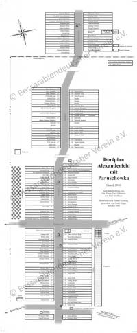  Paruschowka, mit Alexanderfeld, 60 x 25 cm